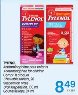 Uniprix TYLENOL Acétaminophène pour enfants/ Acetaminophen for children offer