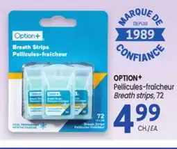 Uniprix OPTION+ Pellicules-fraîcheur /Breath strips offer