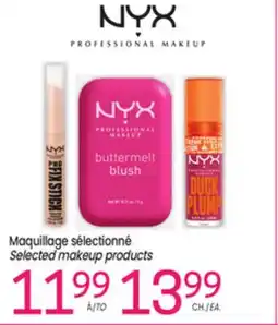 Uniprix NYX Maquillage sélectionné / Selected makeup products offer