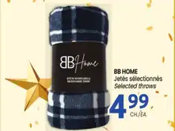 Uniprix BB HOME Jetés sélectionnés/Selected throws offer