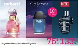 Uniprix Fragrances sélectionnées/Selected fragrances offer