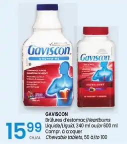 Uniprix GAVISCON Brûlures d'estomac/Heartburns offer