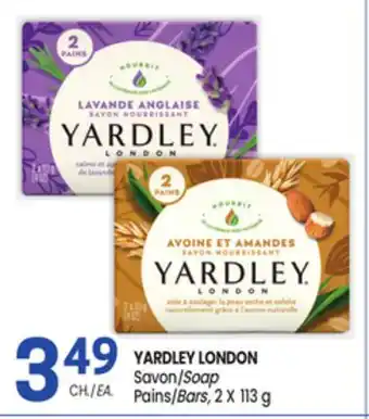 Uniprix YARDLEY LONDON Savon/Soap Pains/Bars offer
