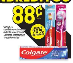 Uniprix COLGATE Dentifrices ou brosses/Selected toothpastes or toothbrushes offer