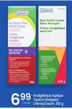 Uniprix Option+ Analgésique topique / Topical analgesic offer