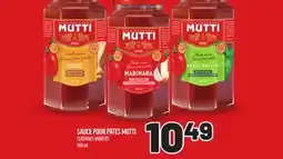 Metro SAUCE POUR PÂTES MUTTI offer