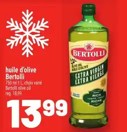 Metro HUILE D'OLIVE BERTOLLI | BERTOLLI OLIVE OIL offer