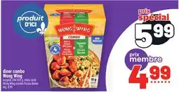 Metro DÎNER COMBO WONG WING | WONG WING COMBO FROZEN DINNER offer