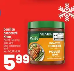 Metro BOUILLON CONCENTRÉ KNORR | KNORR CONCENTRATED BROTH offer
