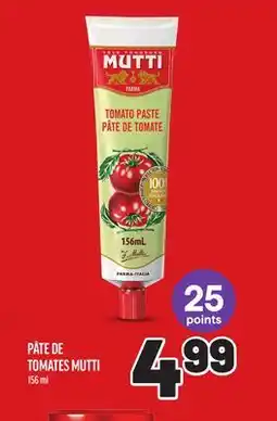 Metro PÂTE DE TOMATES MUTTI offer