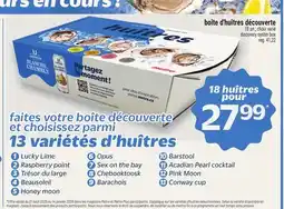 Metro BOÎTE D'HUÎTRES DÉCOUVERTE | DISCOVERY OYSTER BOX offer