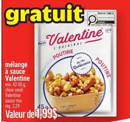 Metro MÉLANGE À SAUCE VALENTINE | VALENTINE SAUCE MIX offer