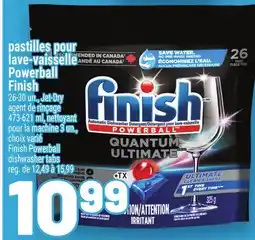 Metro PASTILLES POUR LAVE-VAISSELLE POWERBALL FINISH | FINISH POWERBALL DISHWASHER TABS offer