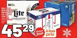 Metro BIÈRE LABATT MICHELOB ULTRA, MOLSON MILLER LITE, SLEEMAN CLEAR 2.0 | BEER offer