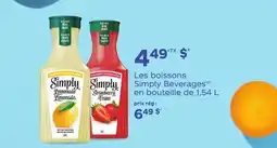 Metro LES BOISSONS SIMPLY BEVERAGES offer