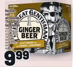 Metro BOISSON NON ALCOOLISÉE THE GREAT GENTLEMAN | THE GREAT GENTLEMAN NON-ALCOHOLIC DRINK offer