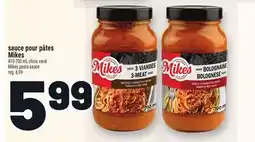 Metro SAUCE POUR PÂTES MIKES | MIKES PASTA SAUCE offer