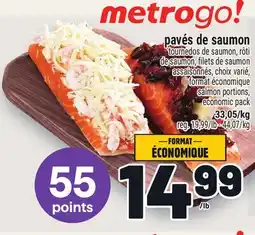 Metro PAVÉS DE SAUMON | SALMON PORTIONS offer