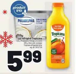 Metro JUS RÉFRIGÉRÉ TROPICANA | TROPICANA REFRIGERATED JUICE offer