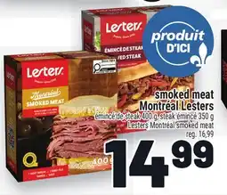 Metro SMOKED MEAT MONTRÉAL LESTERS | LESTERS MONTRÉAL SMOKED MEAT offer