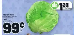 Metro CHOU VERT MOYEN | MEDIUM GREEN CABBAGE offer
