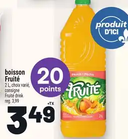 Metro BOISSON FRUITÉ | FRUITÉ DRINK offer