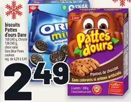 Metro BISCUITS PATTES D'OURS DARE | DARE BEAR PAWS COOKIES offer