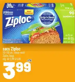 Metro SACS ZIPLOC | ZIPLOC BAGS offer