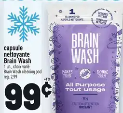 Metro CAPSULE NETTOYANTE BRAIN WASH | BRAIN WASH CLEANING POD offer