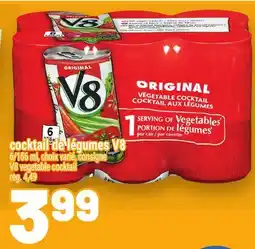 Metro COCKTAIL DE LÉGUMES V8 | V8 VEGETABLE COCKTAIL offer