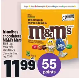 Metro FRIANDISES CHOCOLATÉES M & M' S | M & M' S CHOCOLATE TREATS offer