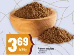 Marché Adonis 7 ÉPICES MOULUES | 7 GROUND SPICES offer