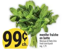 Marché Adonis MENTHE FRAÎCHE EN BOTTE | FRESH MINT BUNCH offer
