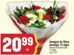 Marché Adonis BOUQUET DE FÊTES PRESTIGE 15 TIGES | PRESTIGE HOLIDAY BOUQUET 15 STEMS offer