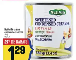 Marché Adonis Nutimilk crème concentrée sucrée offer