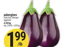 Marché Adonis AUBERGINES | EGGPLANTS offer