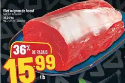 Marché Adonis FILET MIGNON DE BOEUF | BEEF BUTT TENDERLOIN offer