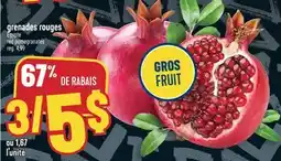 Marché Adonis GRENADES ROUGES | RED POMEGRANATES offer