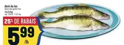 Marché Adonis DORÉ DU LAC | WHOLE LAKE GOLDEN FISH offer
