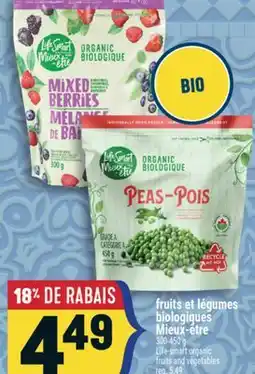Marché Adonis FRUITS ET LÉGUMES BIOLOGIQUES MIEUX-ÊTRE | LIFE-SMART ORGANIC FRUITS AND VEGETABLES offer