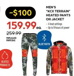 Pronature MEN'S -$100 KCX TERRAIN HEATED PANTS OR JACKET offer