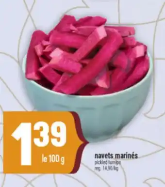 Marché Adonis NAVETS MARINÉS | PICKLED TURNIPS offer