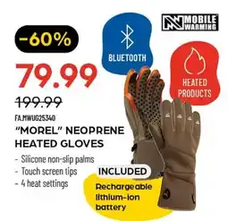 Pronature MOREL NEOPRENE HEATED GLOVES offer