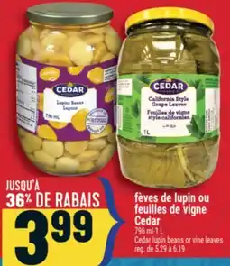 Marché Adonis FÈVES DE LUPIN OU FEUILLES DE VIGNE CEDAR | CEDAR LUPIN BEANS OR VINE LEAVES offer