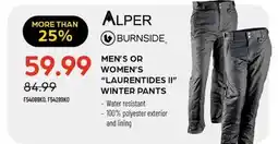 Pronature MEN'S OR WOMEN'S LAURENTIDES II 84.99 WINTER PANTS offer