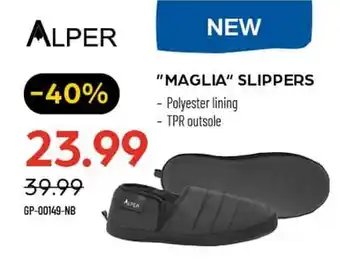 Pronature ALPER MAGLIA SLIPPERS offer