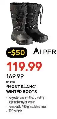 Pronature ALPER MONT BLANC WINTER BOOTS offer