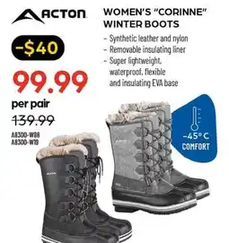 Pronature ACTON WOMEN'S CORINNE ACTON WINTER BOOTS offer
