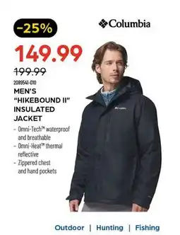 Pronature MEN'S HIKEBOUND II INSULATED JACKET offer
