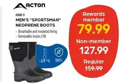 Pronature ACTON MEN'S SPORTSMAN NEOPRENE BOOTS offer